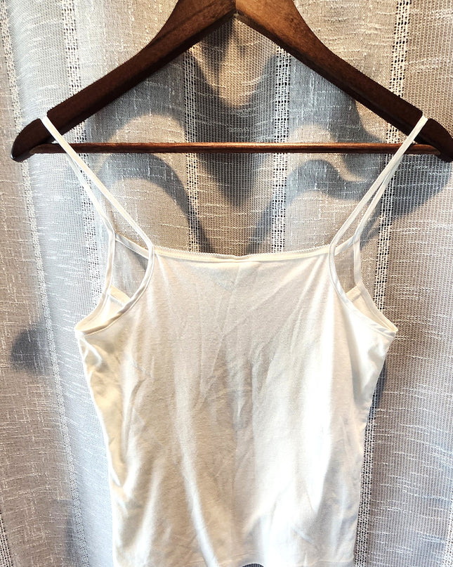 Vintage Victoria's Secret Bridal Lingerie Embroidered Mesh Cami Tank Top