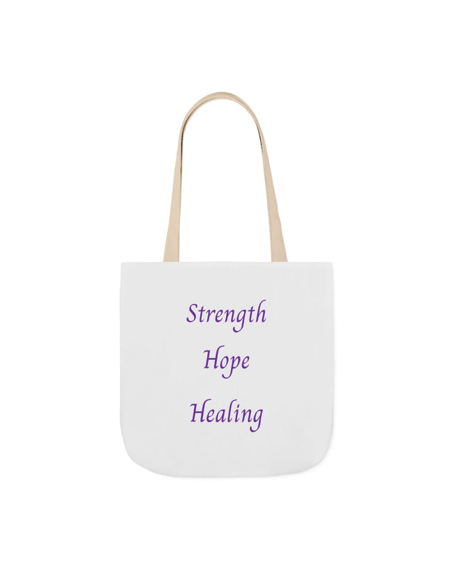 Domestic Violence Survivor Tote Bag | Teal and Purple Ribbon Butterfly Canvas Shopping Bag | Abuse Survivor Gift, Transformation in Progress Everyday Carrying Bag, Empowering Healing Reusable Grocery Bag