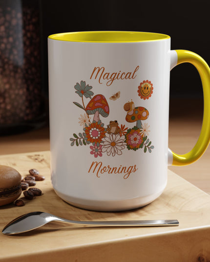 Hibiscus Hippie Designed Magical Mornings Floral Coffee Mug