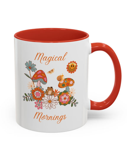 Hibiscus Hippie Designed Magical Mornings Floral Coffee Mug