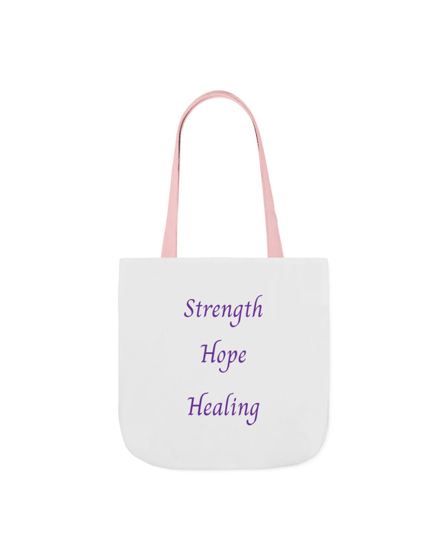 Domestic Violence Survivor Tote Bag | Teal and Purple Ribbon Butterfly Canvas Shopping Bag | Abuse Survivor Gift, Transformation in Progress Everyday Carrying Bag, Empowering Healing Reusable Grocery Bag