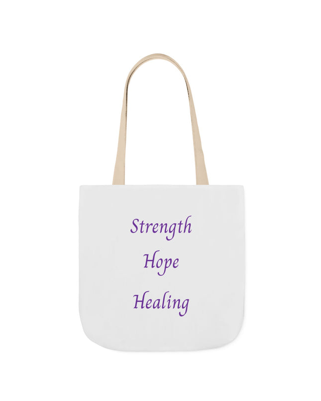 Domestic Violence Survivor Tote Bag | Teal and Purple Ribbon Butterfly Canvas Shopping Bag | Abuse Survivor Gift, Transformation in Progress Everyday Carrying Bag, Empowering Healing Reusable Grocery Bag