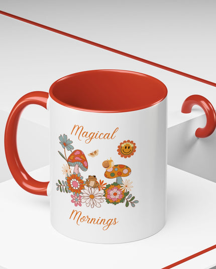 Hibiscus Hippie Designed Magical Mornings Floral Coffee Mug