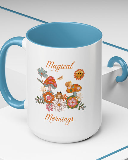 Hibiscus Hippie Designed Magical Mornings Floral Coffee Mug