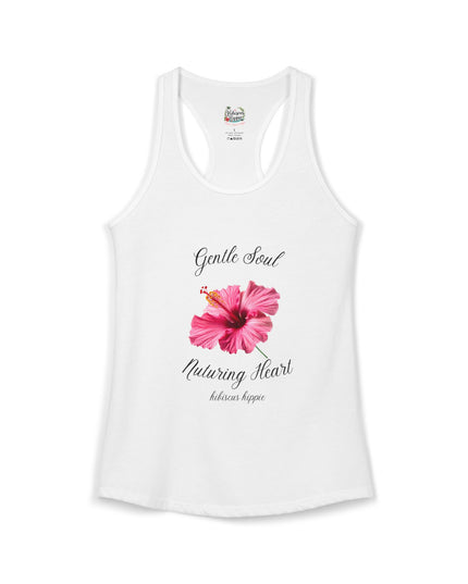 "Dress the Way Your Soul Feels" Gentle Soul Nurturing Heart Racerback Tank