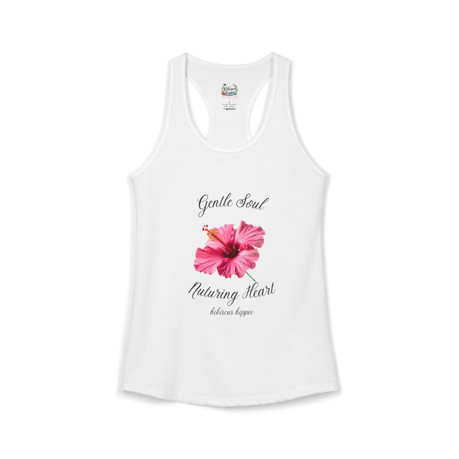 "Dress the Way Your Soul Feels" Gentle Soul Nurturing Heart Racerback Tank