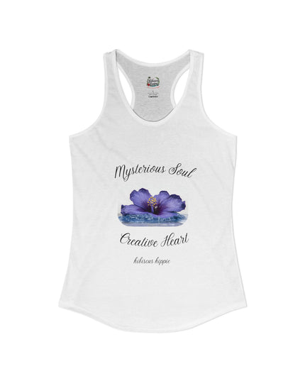 "Dress the Way Your Soul Feels" Mysterious Soul Creative Heart Racerback Tank