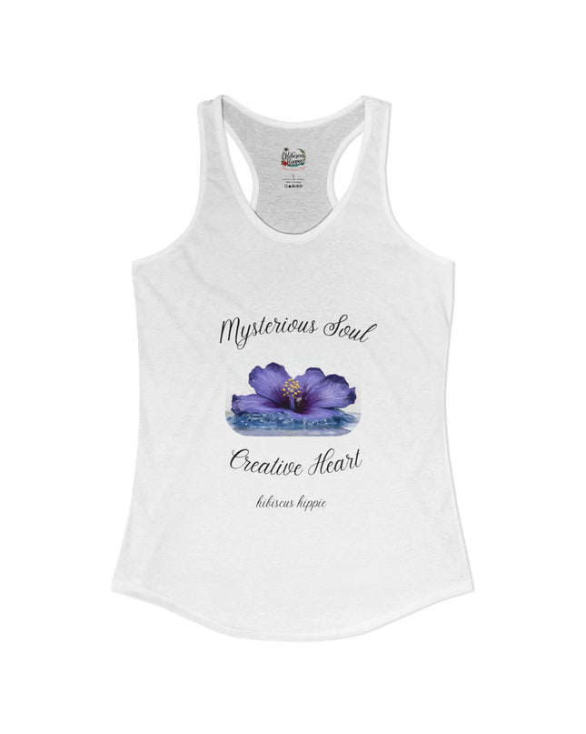 "Dress the Way Your Soul Feels" Mysterious Soul Creative Heart Racerback Tank