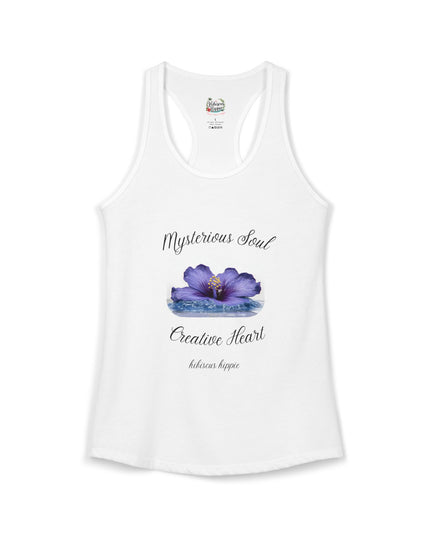"Dress the Way Your Soul Feels" Mysterious Soul Creative Heart Racerback Tank