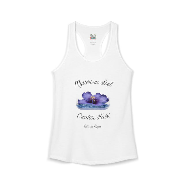 "Dress the Way Your Soul Feels" Mysterious Soul Creative Heart Racerback Tank