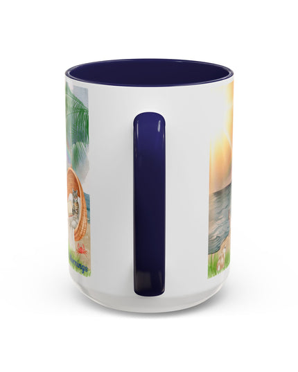 Hibiscus Hippie Designed Mystical Mornings Accent Coffee Mug (11, 15oz)