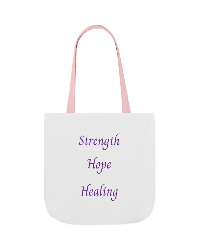 Domestic Violence Survivor Tote Bag | Teal and Purple Ribbon Butterfly Canvas Shopping Bag | Abuse Survivor Gift, Transformation in Progress Everyday Carrying Bag, Empowering Healing Reusable Grocery Bag