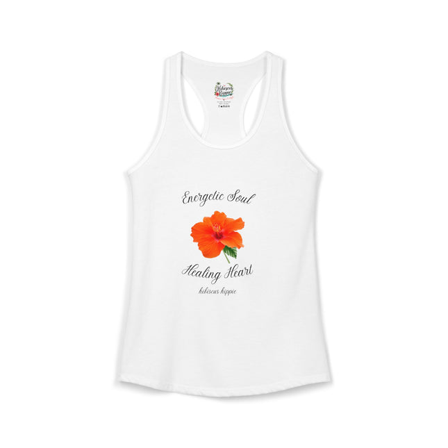 "Dress the Way Your Soul Feels" Energetic Soul Healing Heart Racerback Tank