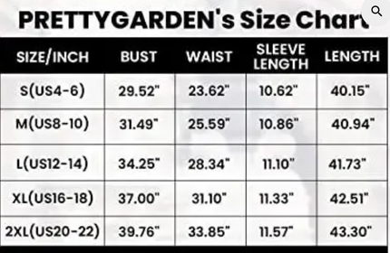 New Pretty Garden Floral Shirred Elastic Bodice Dress with Puff Sleeves