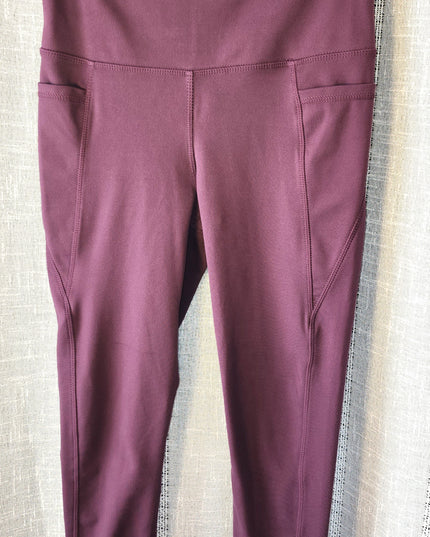 Danskin Purple Leggings with Side Pockets