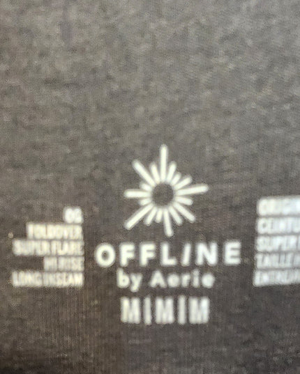 New Aerie Offline Fold Over Super Flare Leggins