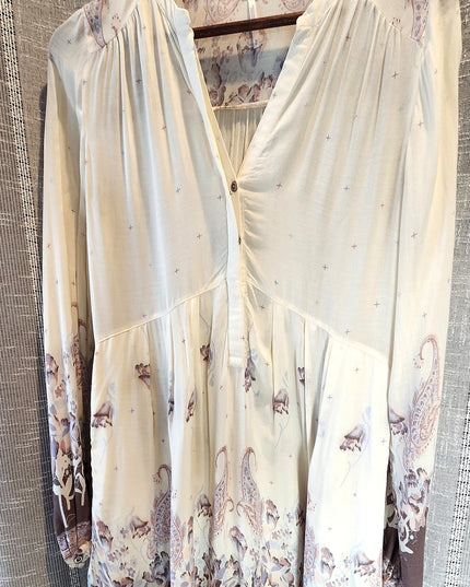 Free People Sierra Valley Boho Tunic Dress/Blouse