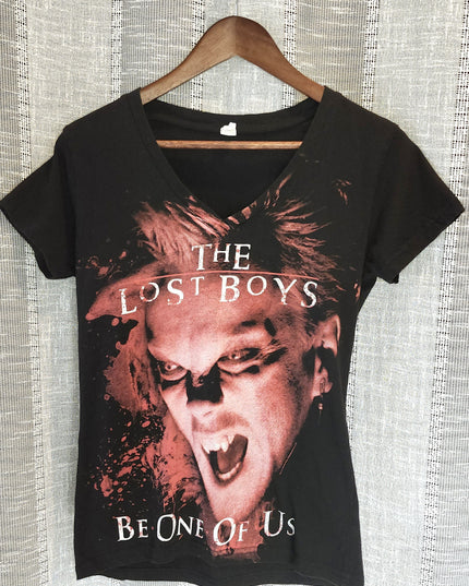 Vintage Lost Boys Rare Ladies V-Neck Fitted T-shirt "Be One of Us"