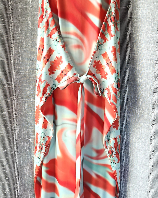 Sprouts Patterns Unique One of a Kind Boho Wrap Front or Back Dress