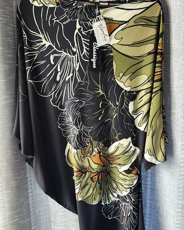 New Vintage Classique Abstract Design Stretch Dress