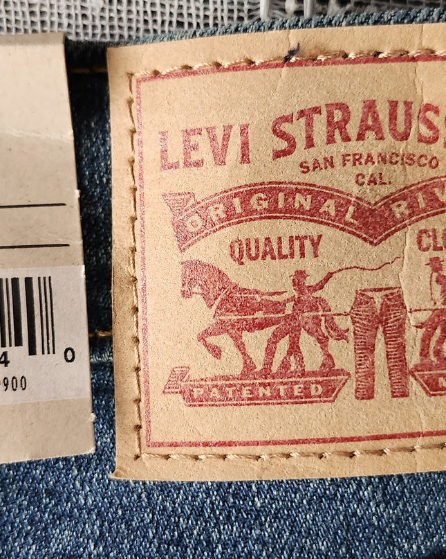 Levi's Wedgie Straight Leg Button Fly Vintage Inspired Butt Lifting Effect High Rise Jeans