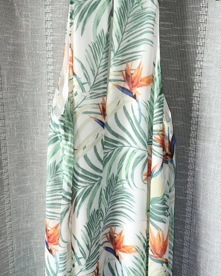 Forever 21 Contemporary Bird of Paradise Flowy Mini Sundress