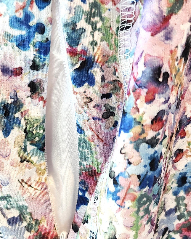 RBX Active Floral Stretchy Quick Dry Bike Shorts Golf Skort