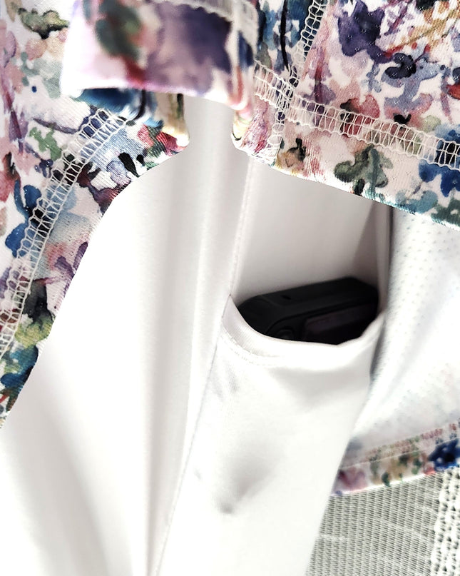 RBX Active Floral Stretchy Quick Dry Bike Shorts Golf Skort