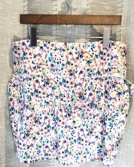 RBX Active Floral Stretchy Quick Dry Bike Shorts Golf Skort