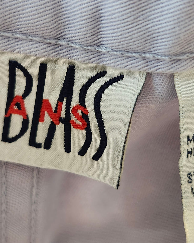 Bill Blass Vintage Lavender Stretch Embroidered Capris
