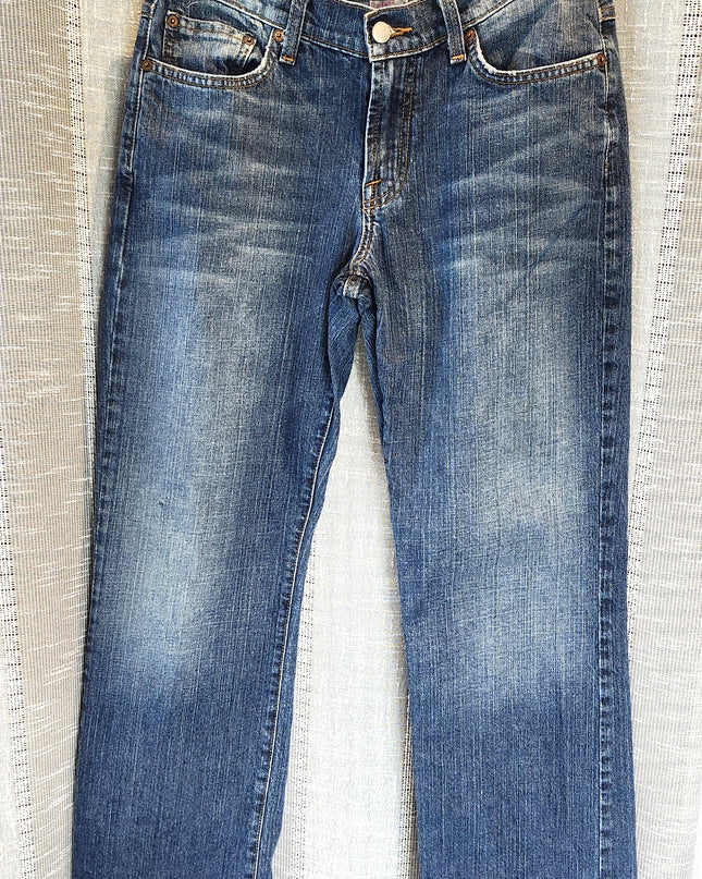 Vintage Y2k Lucky Brand by Gene Montesano "Lucky You" Relaxed Rider Fit Dungarees