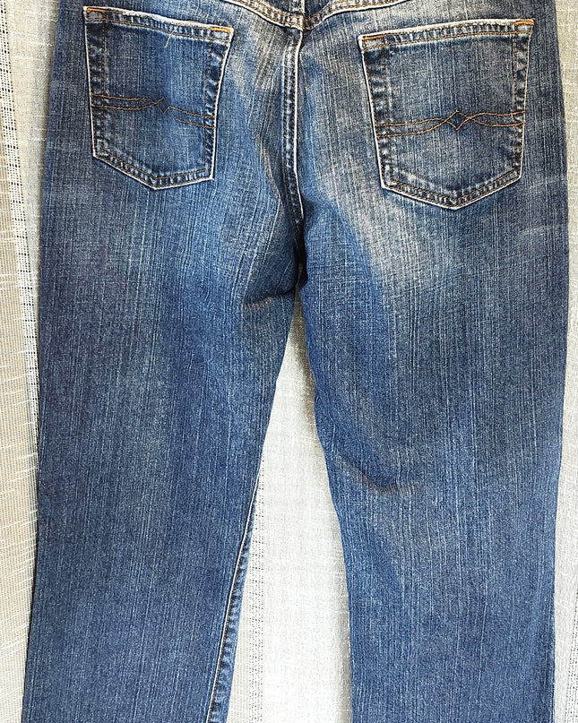Vintage Y2k Lucky Brand by Gene Montesano "Lucky You" Relaxed Rider Fit Dungarees