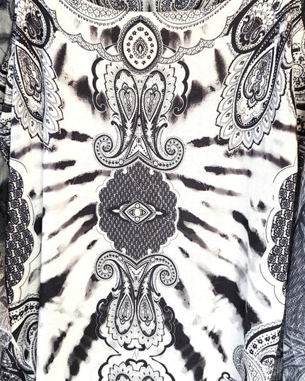 Energe World Wear Paisley Design Boho Camisole with attached Cropped Kaftan