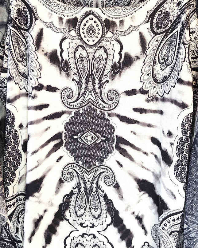 Energe World Wear Paisley Design Boho Camisole with attached Cropped Kaftan