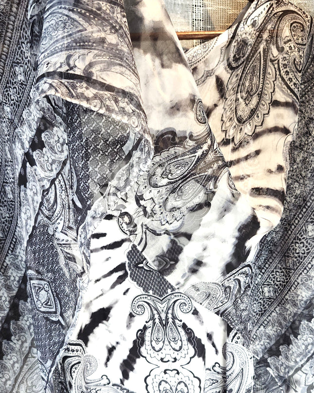 Energe World Wear Paisley Design Boho Camisole with attached Cropped Kaftan