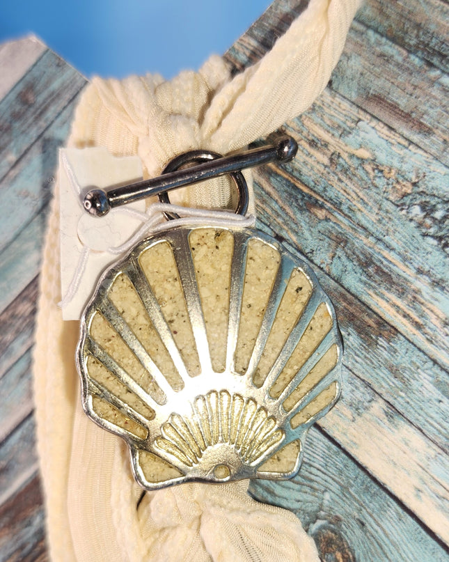 New Tropicality Beach Inspired Designer Seashell Jewelry with Beach Sand