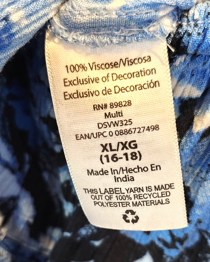 Sofia Jeans by Sofia Vergara One Piece Blue Floral Off the Shoulder Summer Wide Leg Jumpsuit