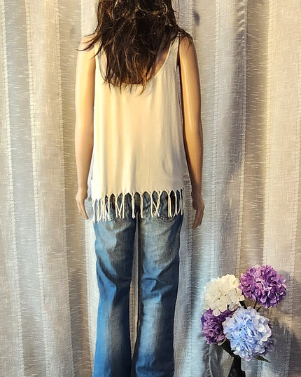Vintage Y2k Cowgirl Tuff Co. "Blessed" Series Cross Embroidered Light Wash Jeans