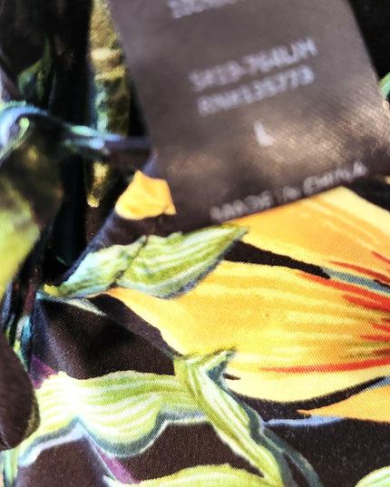 NWOT Olivaceous Bohemian Boutique Tropical Floral Halter keyhole Jumpsuit