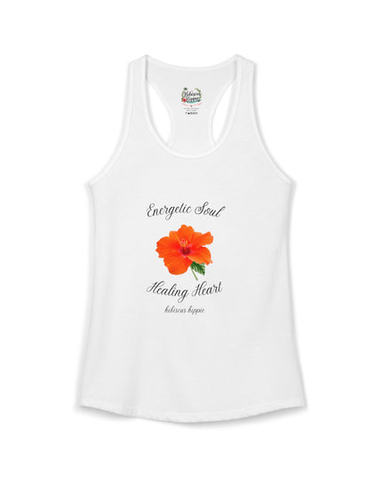 "Dress the Way Your Soul Feels" Energetic Soul Healing Heart Racerback Tank