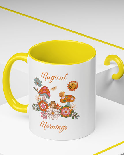 Hibiscus Hippie Designed Magical Mornings Floral Coffee Mug