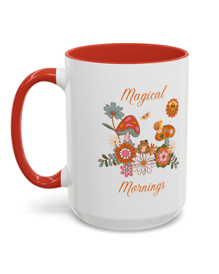 Hibiscus Hippie Designed Magical Mornings Floral Coffee Mug