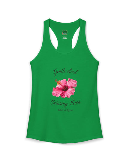 "Dress the Way Your Soul Feels" Gentle Soul Nurturing Heart Racerback Tank