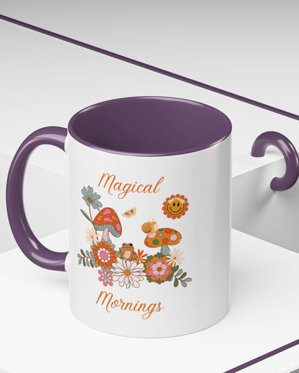 Hibiscus Hippie Designed Magical Mornings Floral Coffee Mug