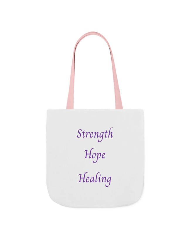Domestic Violence Survivor Tote Bag | Teal and Purple Ribbon Butterfly Canvas Shopping Bag | Abuse Survivor Gift, Transformation in Progress Everyday Carrying Bag, Empowering Healing Reusable Grocery Bag
