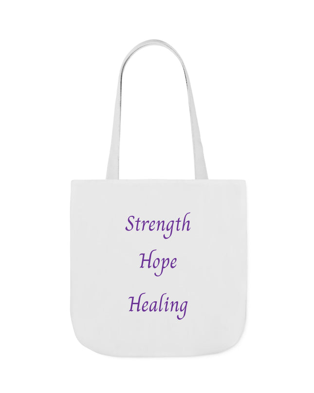 Domestic Violence Survivor Tote Bag | Teal and Purple Ribbon Butterfly Canvas Shopping Bag | Abuse Survivor Gift, Transformation in Progress Everyday Carrying Bag, Empowering Healing Reusable Grocery Bag
