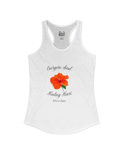 "Dress the Way Your Soul Feels" Energetic Soul Healing Heart Racerback Tank