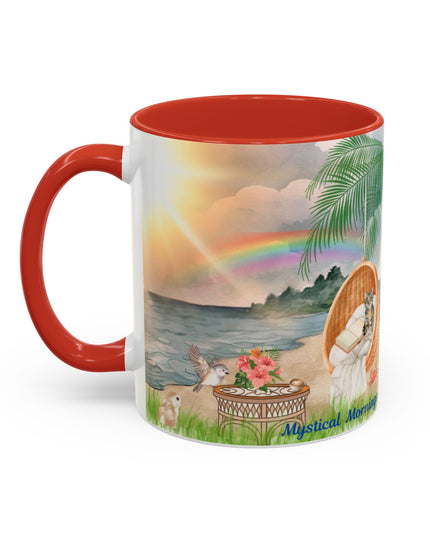 Hibiscus Hippie Designed Mystical Mornings Accent Coffee Mug (11, 15oz)