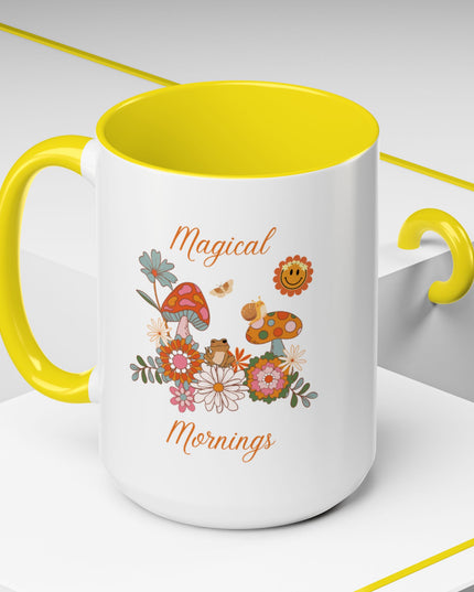 Hibiscus Hippie Designed Magical Mornings Floral Coffee Mug