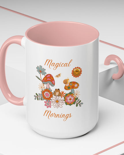 Hibiscus Hippie Designed Magical Mornings Floral Coffee Mug